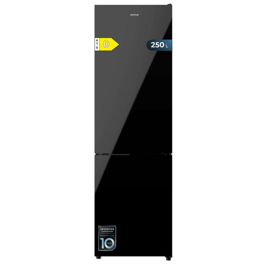 Frigorífico Combi Black Glass