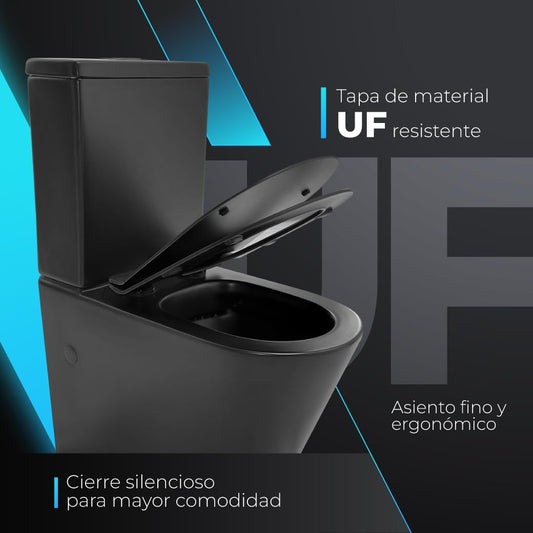 Inodoro Negro Novo Bath