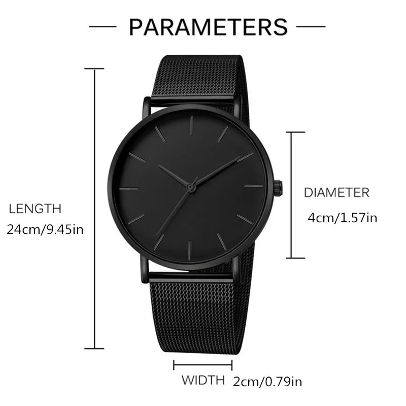 Reloj sombra negra