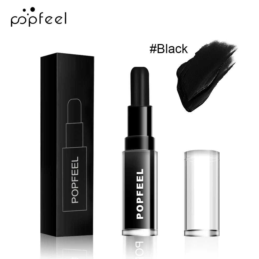 Labial líquido negro mate