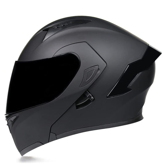 Casco De Moto Modular Negro Mate