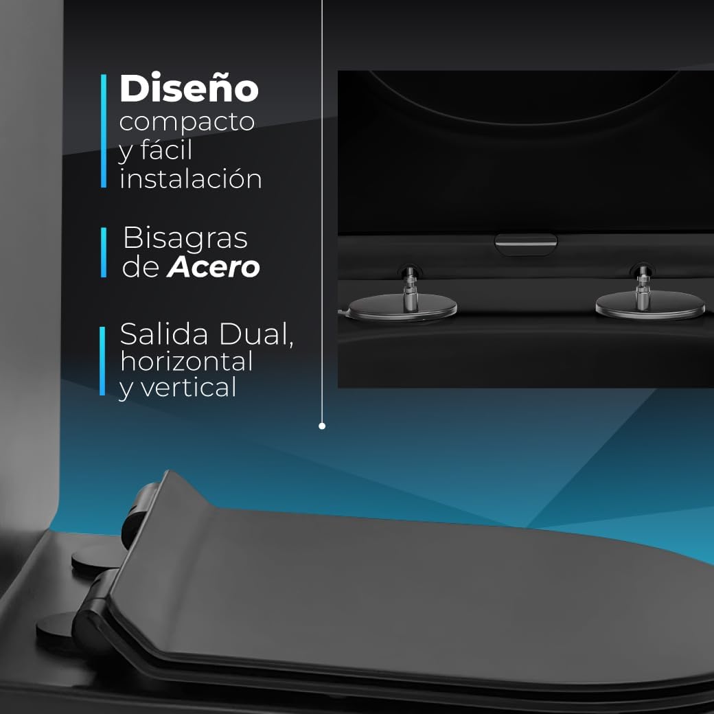 Inodoro Negro Novo Bath