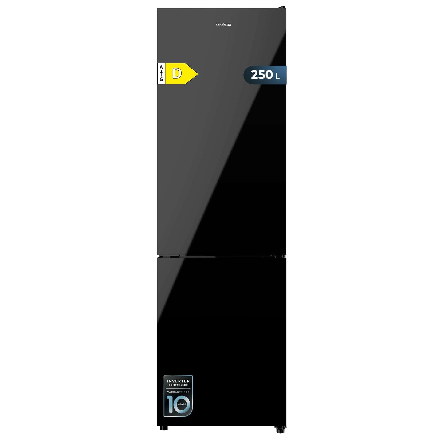 Frigorífico Combi Black Glass