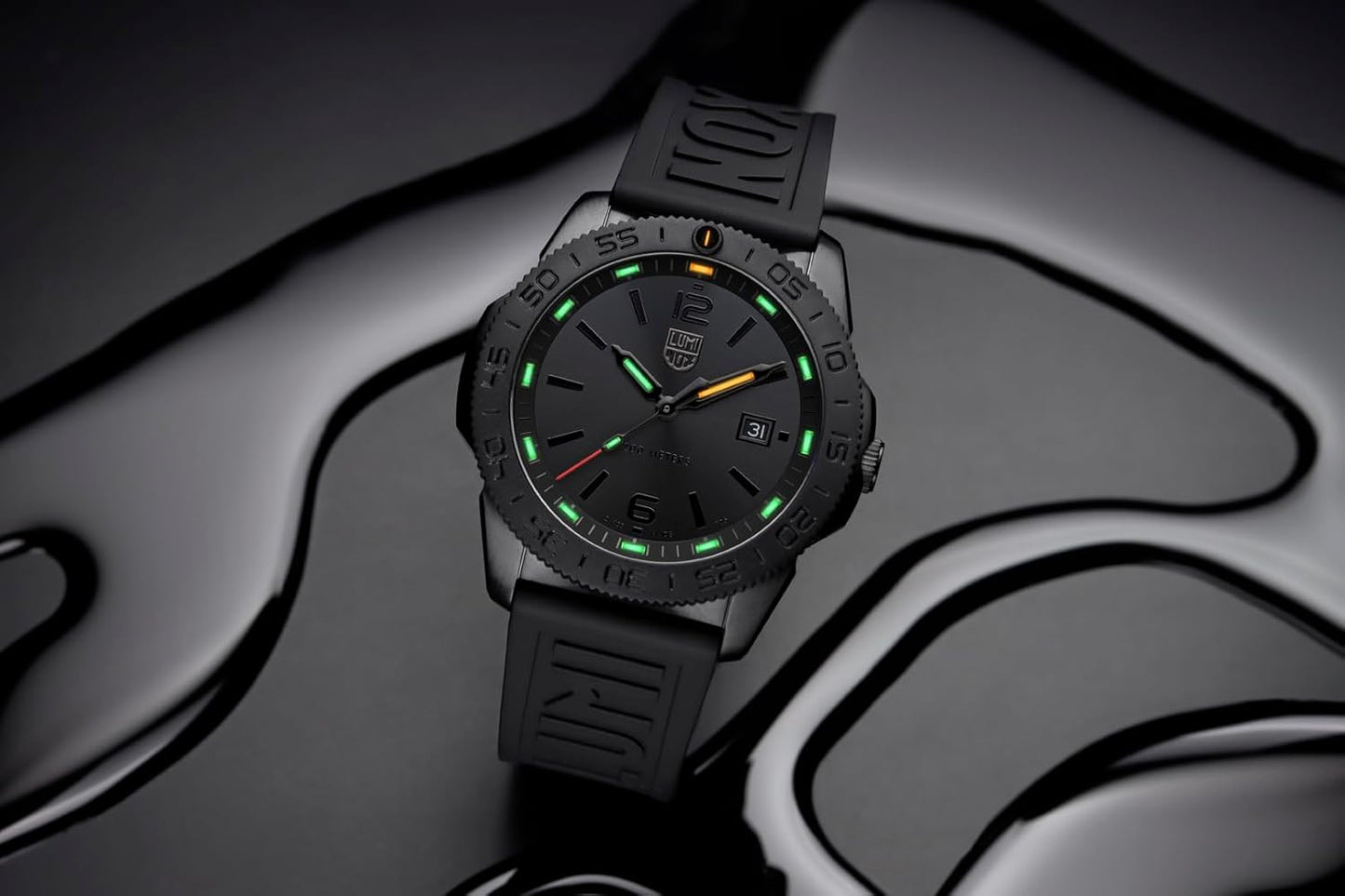 Luminox Reloj de Buceo Negro